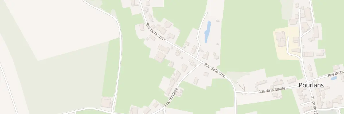 Plan du 5 Rue de la Croix à Pourlans