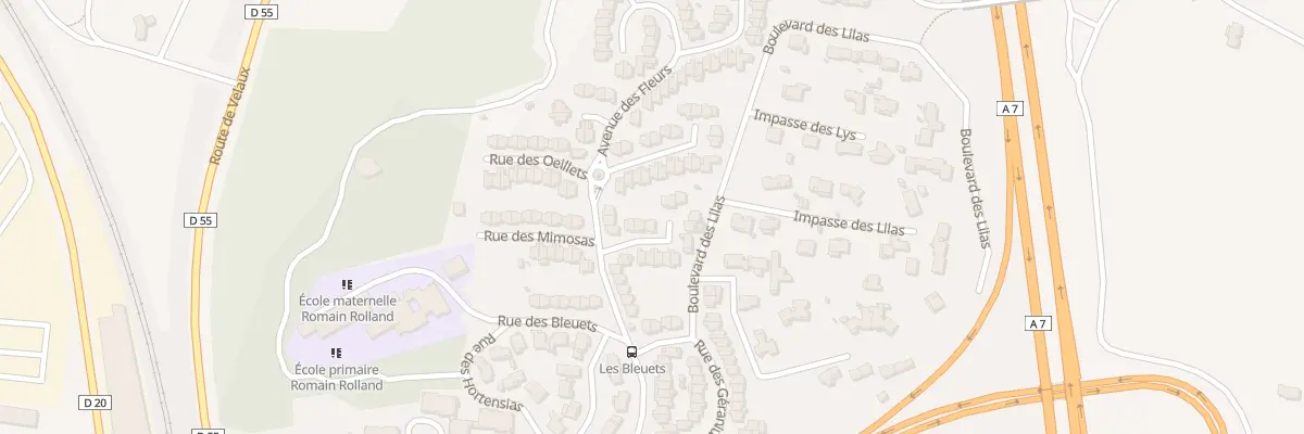 Plan du 132 Rue des Marguerites à Rognac