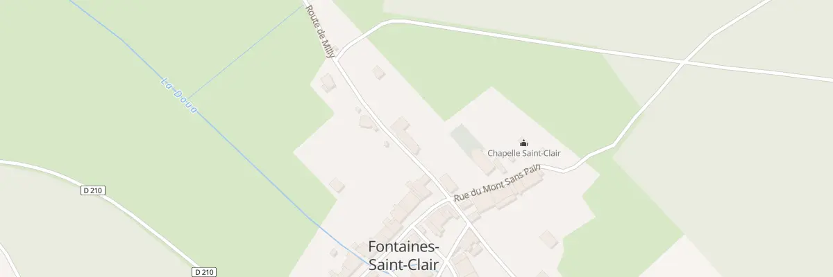 Plan du 4B Rte de Milly à Fontaines-Saint-Clair