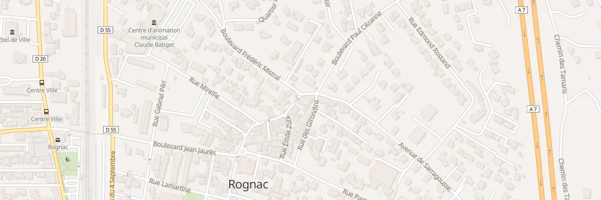 Plan du 24 Rue Aristide Briand à Rognac