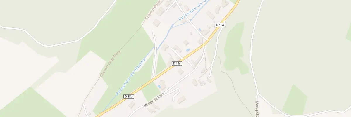 Plan du 382 Rte de Moras le Petit Meyzieu à Veyssilieu