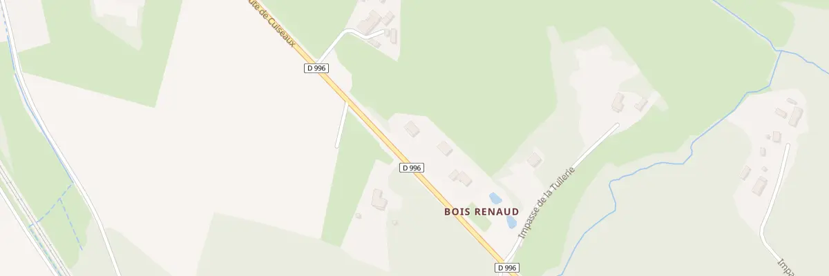 Plan du 1265 Rte de Cuiseaux à Bruailles