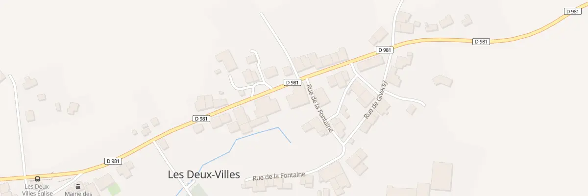 Plan du 2 Rue de la Fontaine aux Deux-Villes