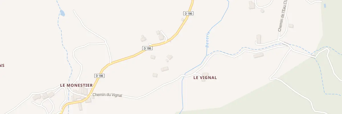 Plan du 5041 Le Monestier à Saint-Ferréol-Trente-Pas