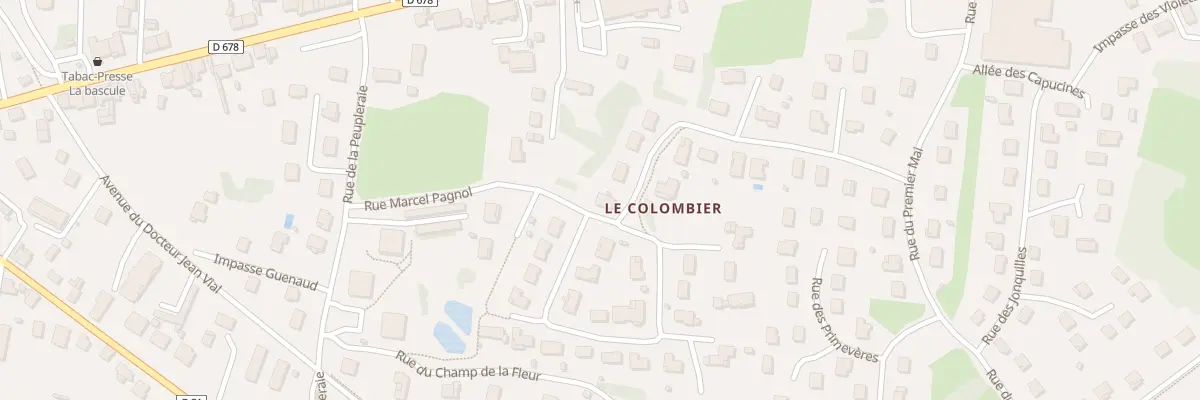 Plan du 1 All du Parc de Fanny à Louhans-Châteaurenaud