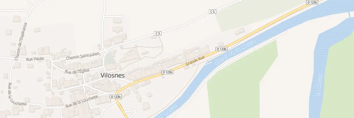 Plan du 19 Gr La Grande Rue Vilosnes à Vilosnes-Haraumont