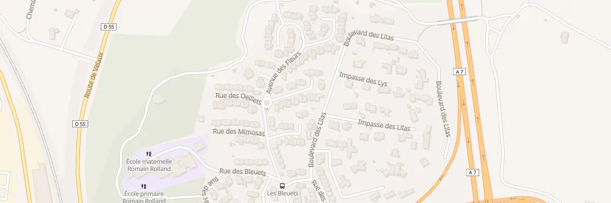 Plan du 119 Rue des Pervenches à Rognac