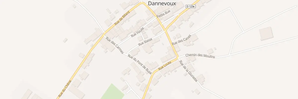 Plan du 4 Rue Basse à Dannevoux