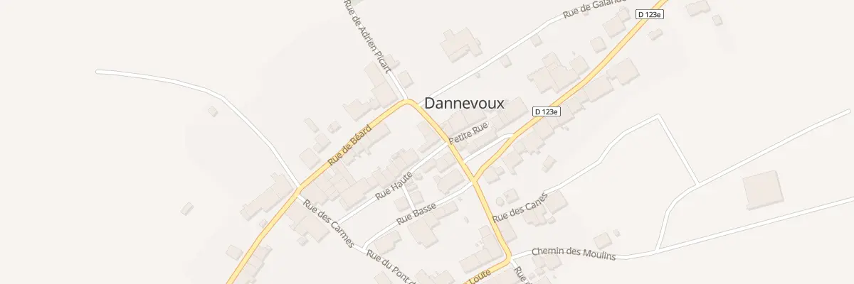 Plan du 5 Rue Adrien Picart à Dannevoux