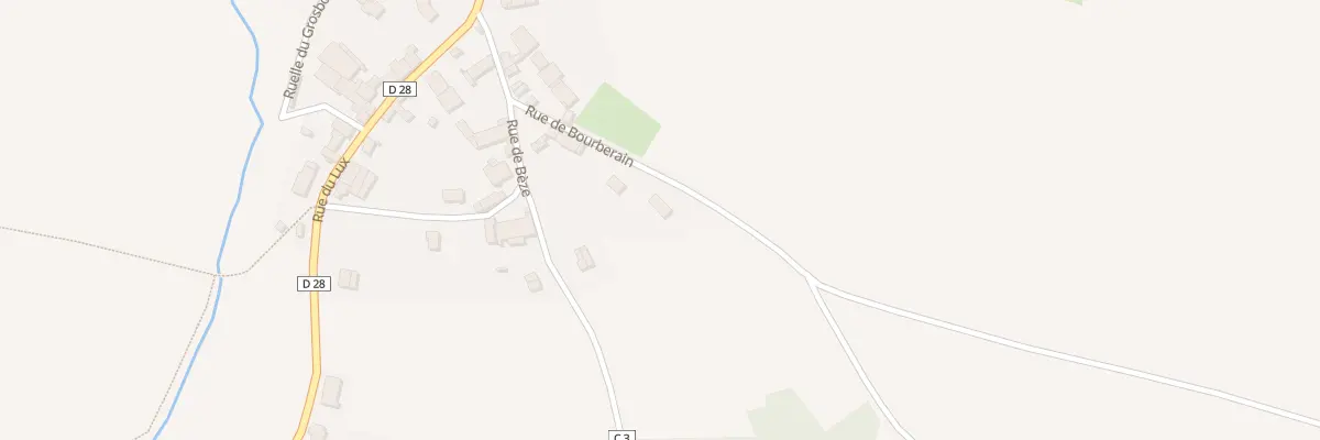 Plan du 6 Rue de Bourberain à Véronnes