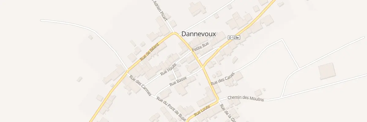 Plan du 2A Rue Haute à Dannevoux