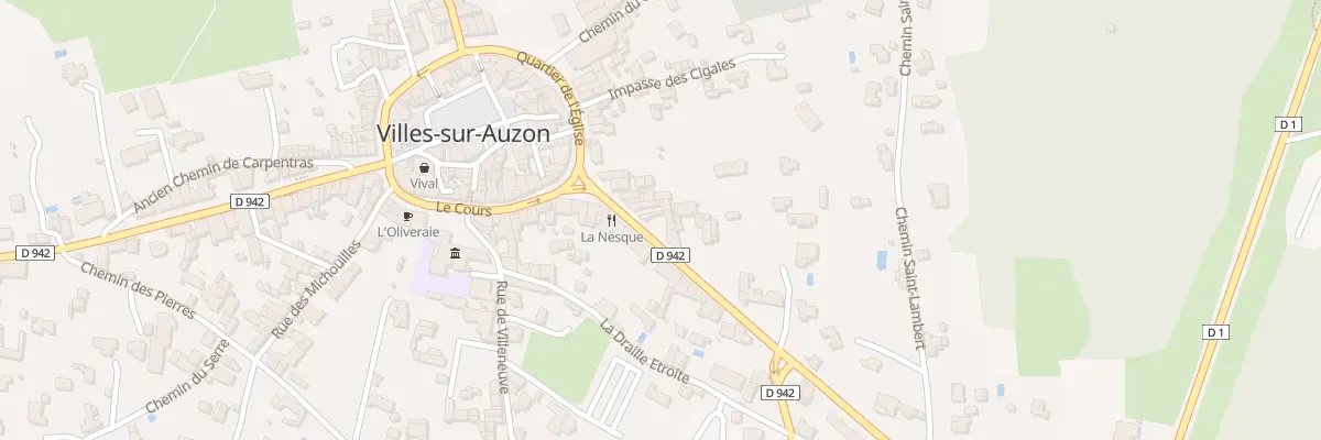 Plan du 37 Av Jacques Bernard à Villes-sur-Auzon