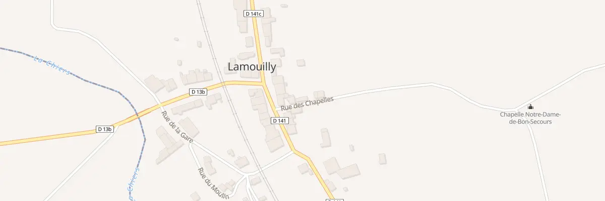 Plan du 3B Rue des Chapelles à Lamouilly