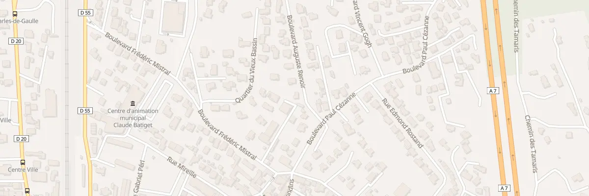 Plan du 51 Bd Auguste Renoir à Rognac