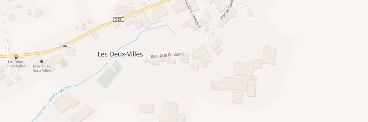 Plan du 13 Rue de Giversy aux Deux-Villes
