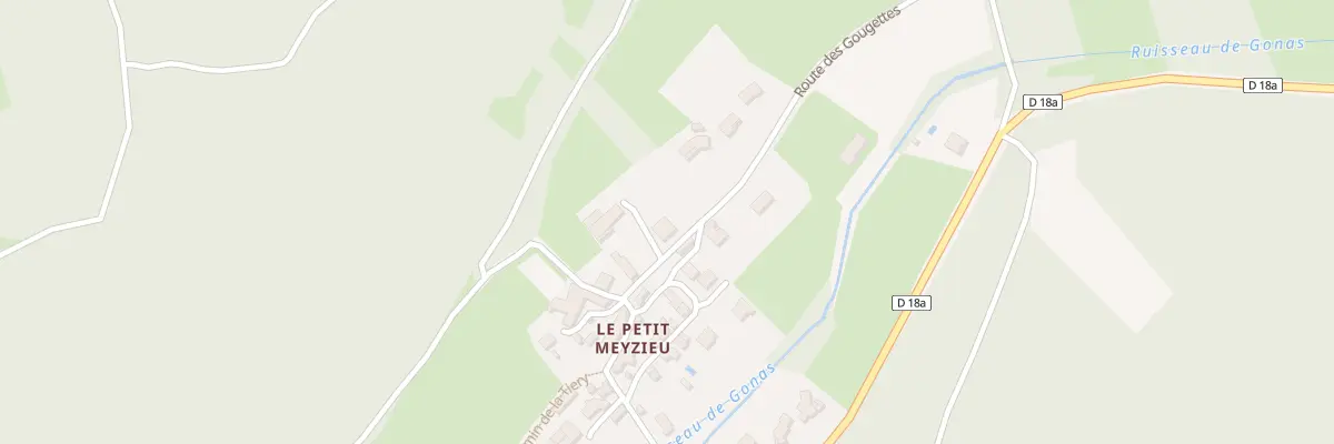 Plan du 43 Rte des Gougettes à Veyssilieu