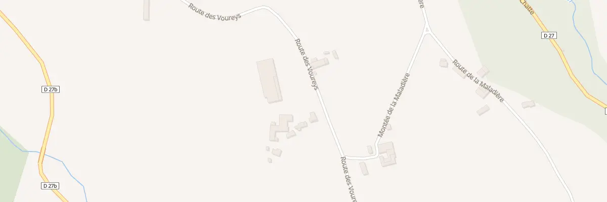 Plan du 5215 Le Vourey à Saint Antoine l’Abbaye