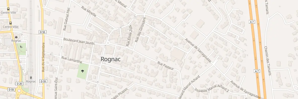 Plan du 21 Rue Pasteur à Rognac
