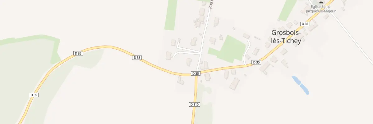Plan du 1 Rue des Deux Puits à Grosbois-lès-Tichey