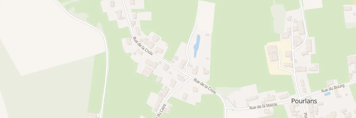 Plan du 6 Rue de la Croix à Pourlans