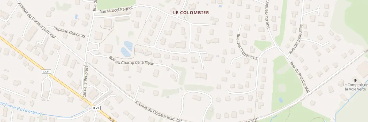 Plan du 11 Rue Marcel Pagnol à Louhans-Châteaurenaud