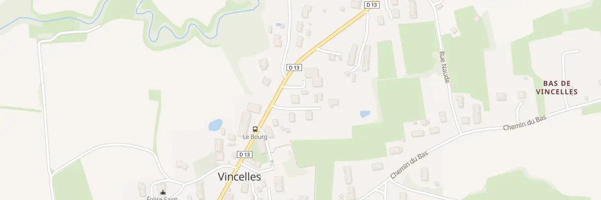 Plan du 536 Rte du Bourg à Vincelles