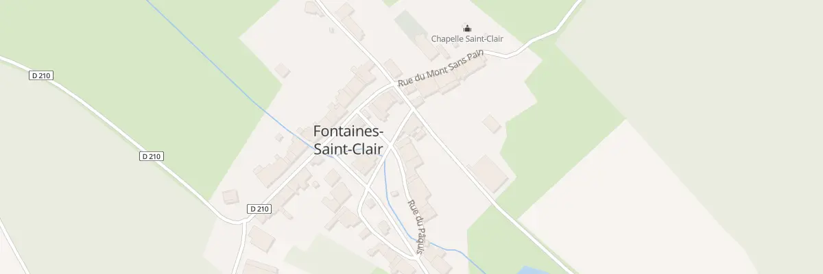 Plan du 3 Rue du Paquis à Fontaines-Saint-Clair