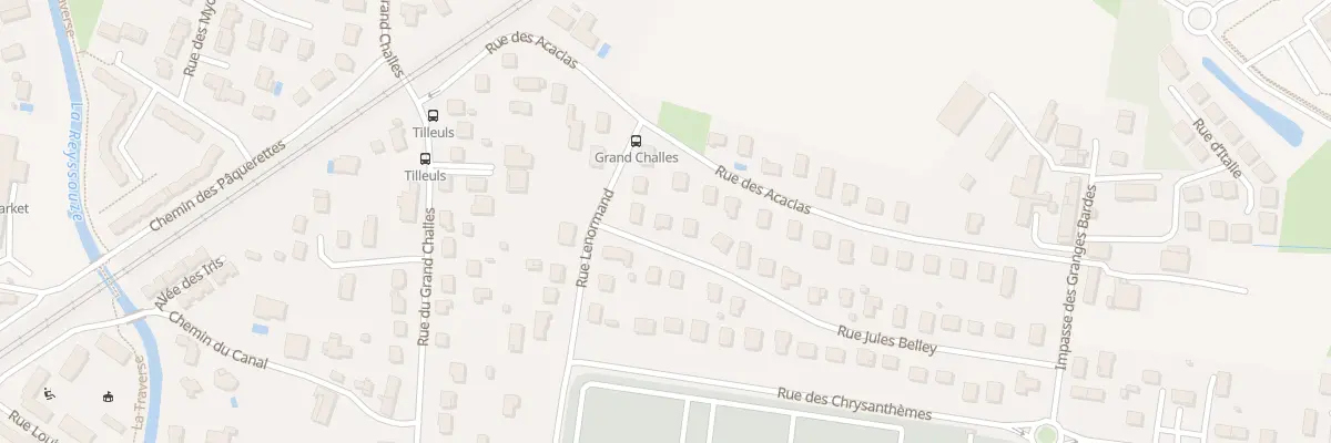 Plan du 3 Rue Jules Belley à Bourg-en-Bresse