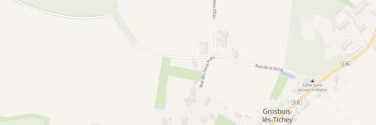 Plan du 19 Rue des Deux Puits à Grosbois-lès-Tichey
