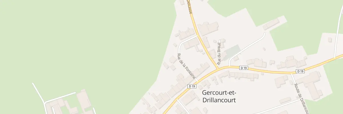 Plan du 10 Rue de la Fontaine à Gercourt-et-Drillancourt
