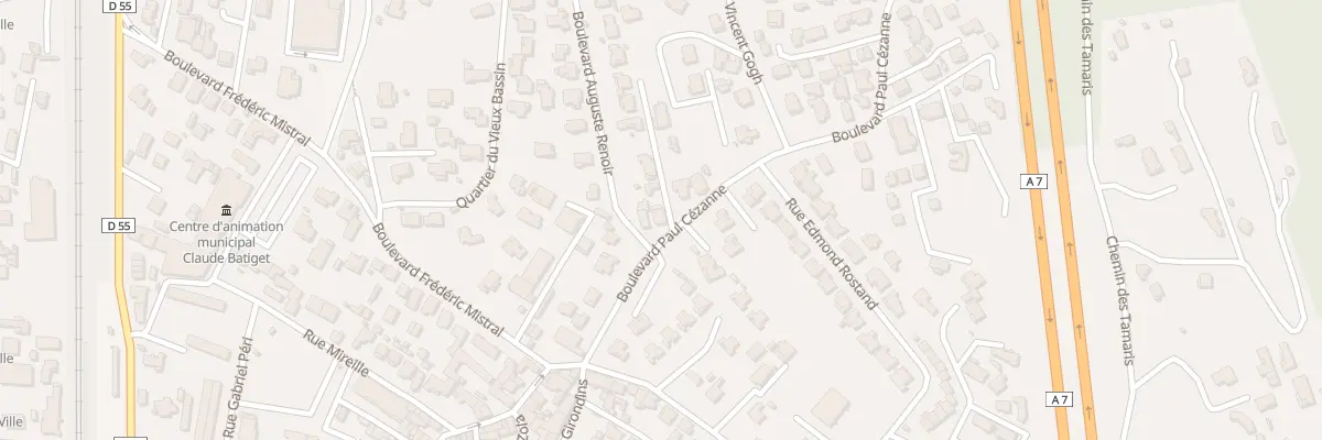 Plan du 113 Bd Paul Cezanne à Rognac