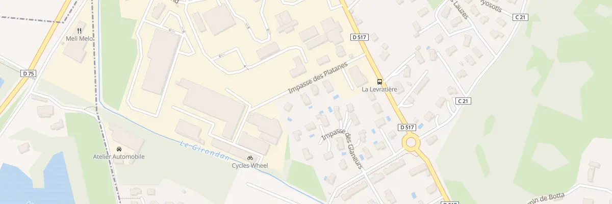 Plan du 9 Imp des Platanes à Crémieu