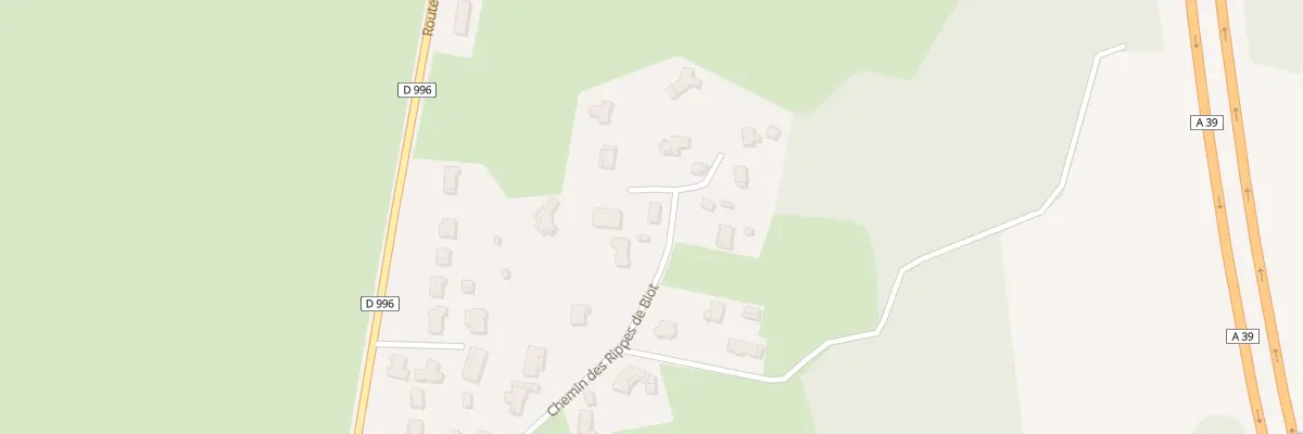 Plan du 463 Che des Rippes de Biot à Viriat