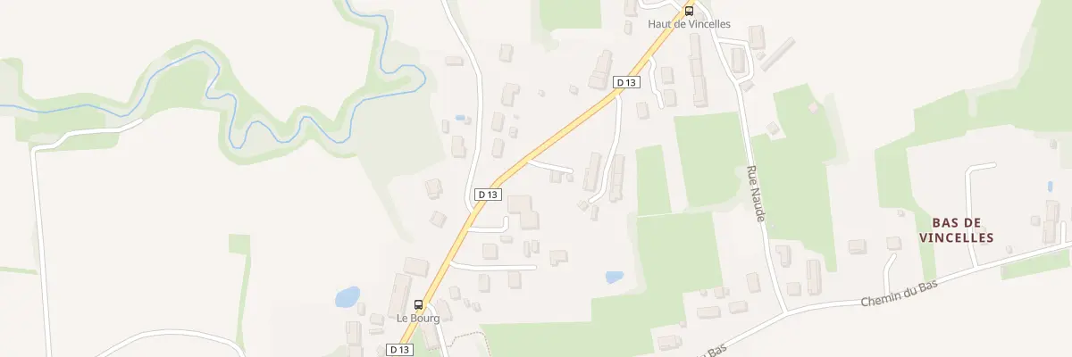 Plan du 638 Rte du Bourg à Vincelles