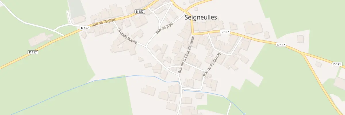 Plan du 10 Rue de la Cote Gardeur à Seigneulles