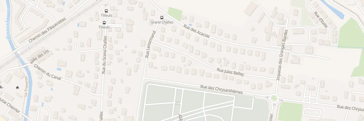 Plan du 8 Rue Jules Belley à Bourg-en-Bresse