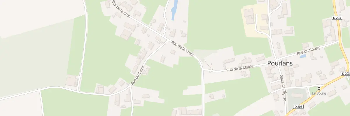 Plan du 1A Rue du Caire à Pourlans