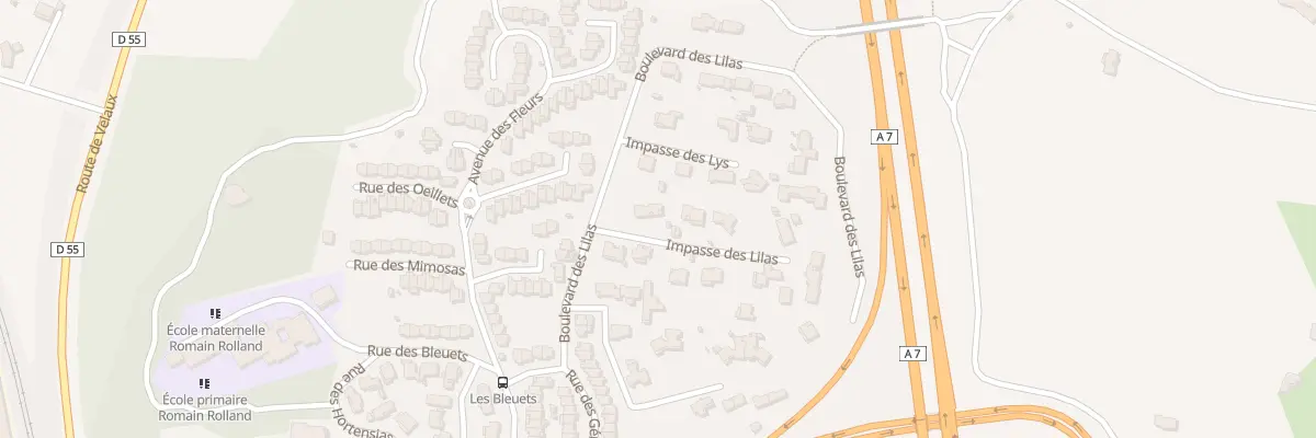 Plan du 82 Bd des Lilas à Rognac