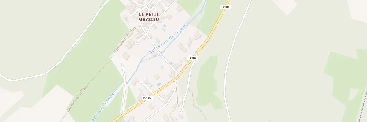 Plan du 507 Rte de Moras le Petit Meyzieu à Veyssilieu