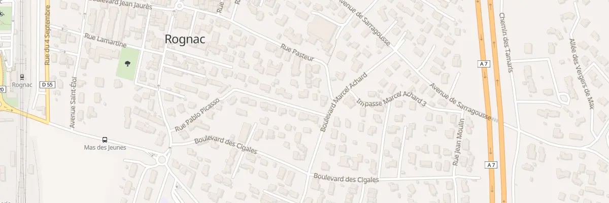 Plan du 34 Rue Pasteur à Rognac