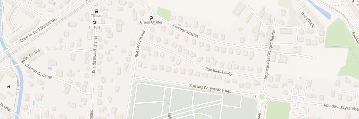Plan du 10 Rue Jules Belley à Bourg-en-Bresse