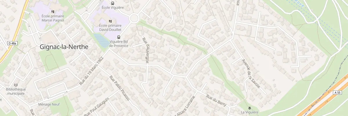 Plan du 1 Rue du Rouergue à Gignac-la-Nerthe