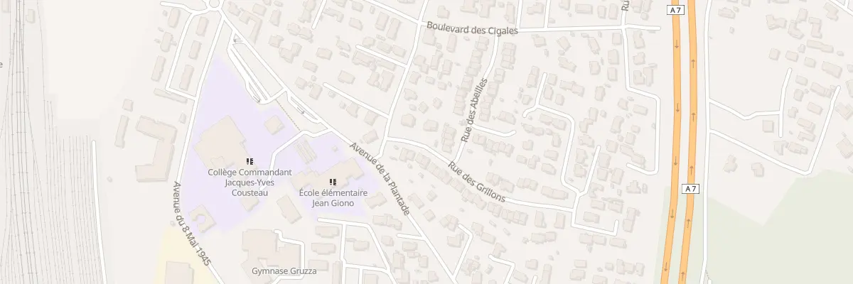 Plan du 42 Rue des Abeilles à Rognac