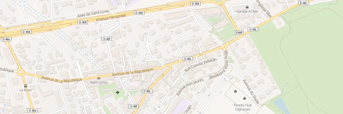 Plan du 27 Av de la Republique à Gignac-la-Nerthe