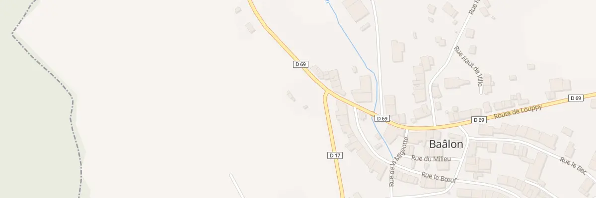 Plan du 2B Rte de Louppy à Baâlon