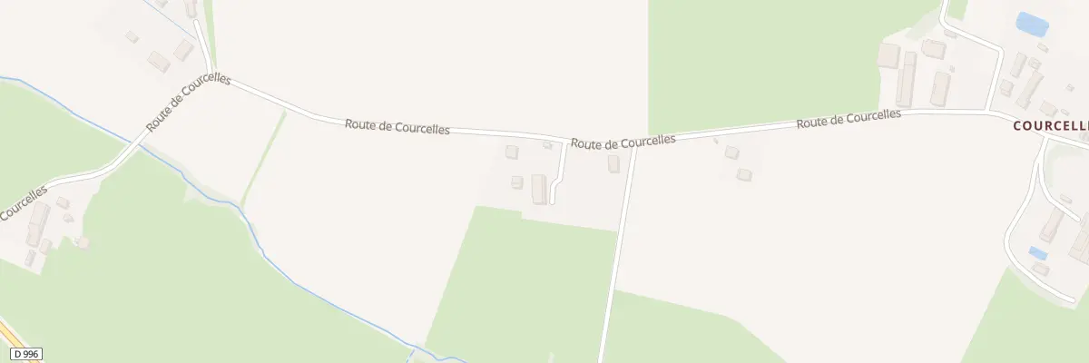Plan du 630 Rte de Courcelles à Bruailles