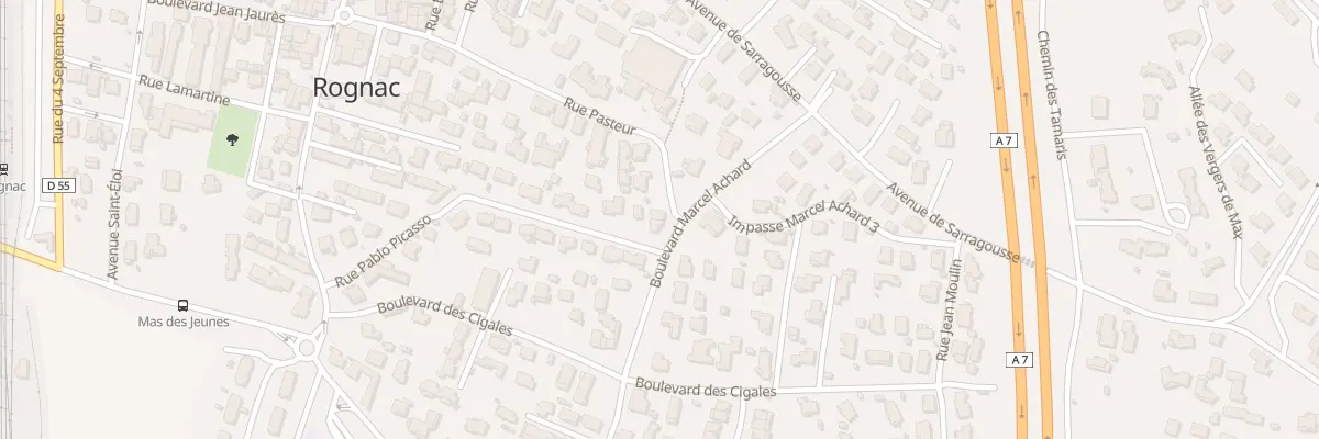 Plan du 40 Rue Pasteur à Rognac