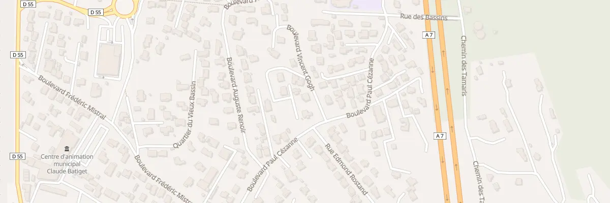 Plan du 5578 Bd Paul Cezanne à Rognac