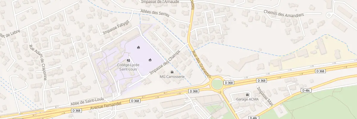 Plan du 5 Imp des Champs à Gignac-la-Nerthe