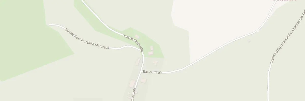 Plan du 20 Rue de l’Indruelle à Montreuil-sur-Thonnance